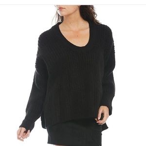 Free People Blue Bell Scoop Neck Sweater